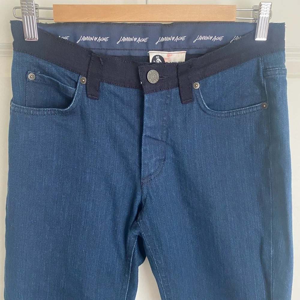 LANVIN Paris x Acne Denim Jeans SS09 Albert Elbaz Opening Ceremony Rare to Find✨ - Picture 7 of 16